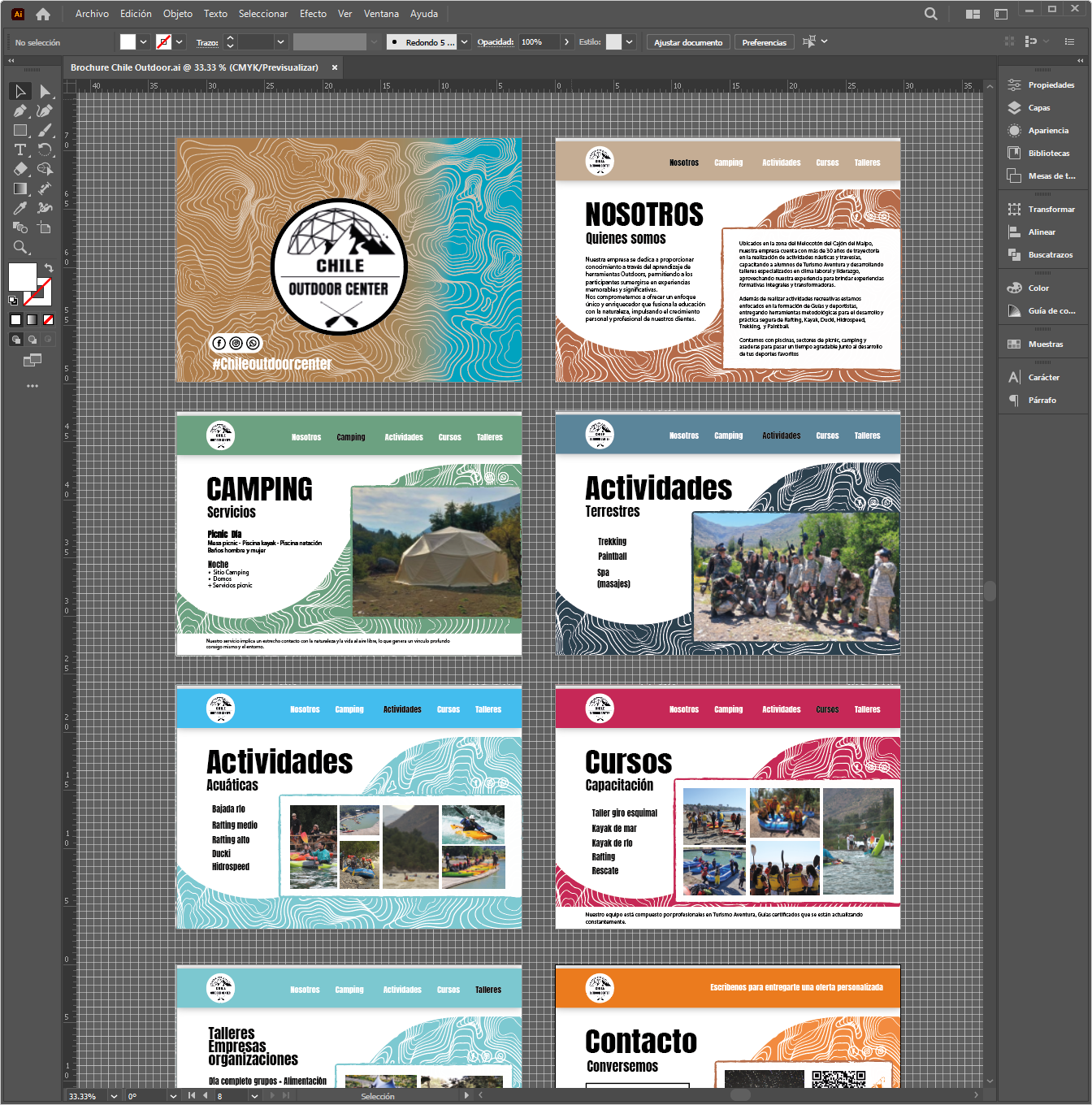 Outdoor Center — Brochure empresarial